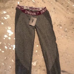 NWT Gymshark Flex Lg Maroon/gray.